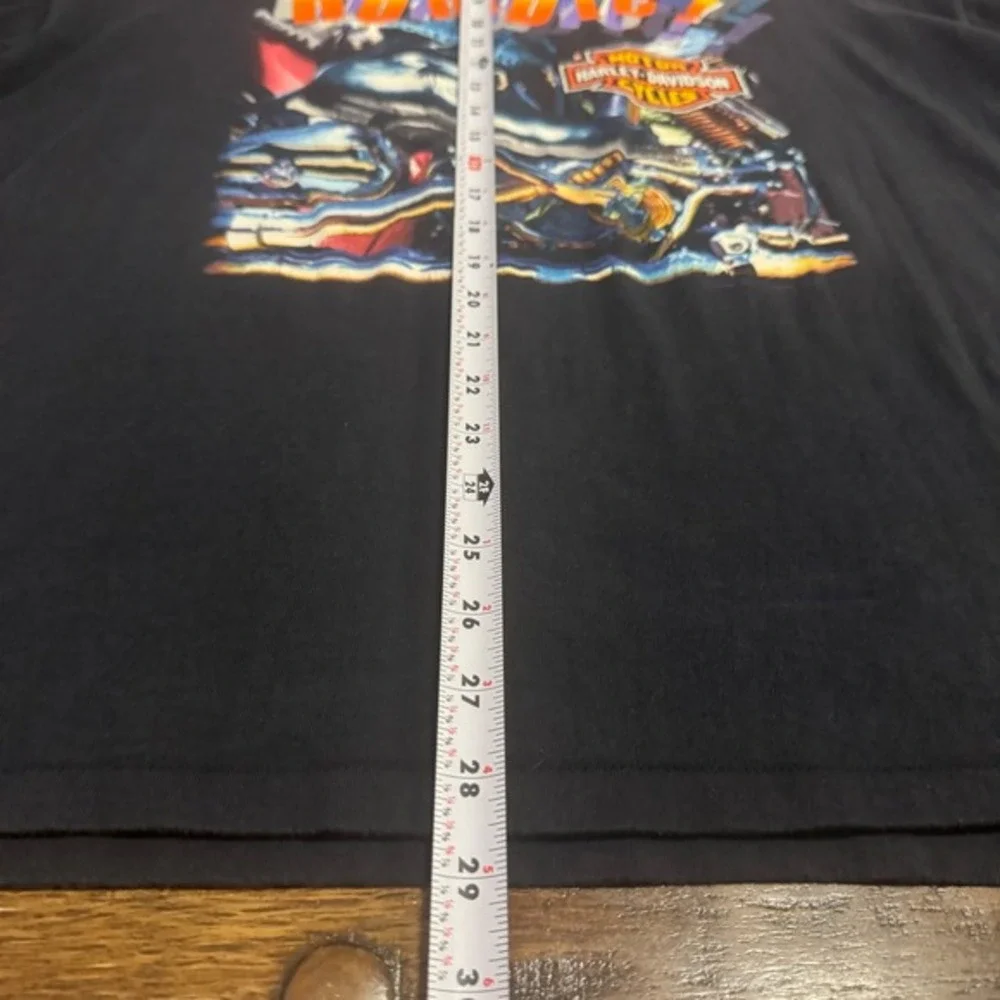 Vintage 80s Harley Davidson Start a Rumble‎ McCoy's Graphic T Shirt XX Large